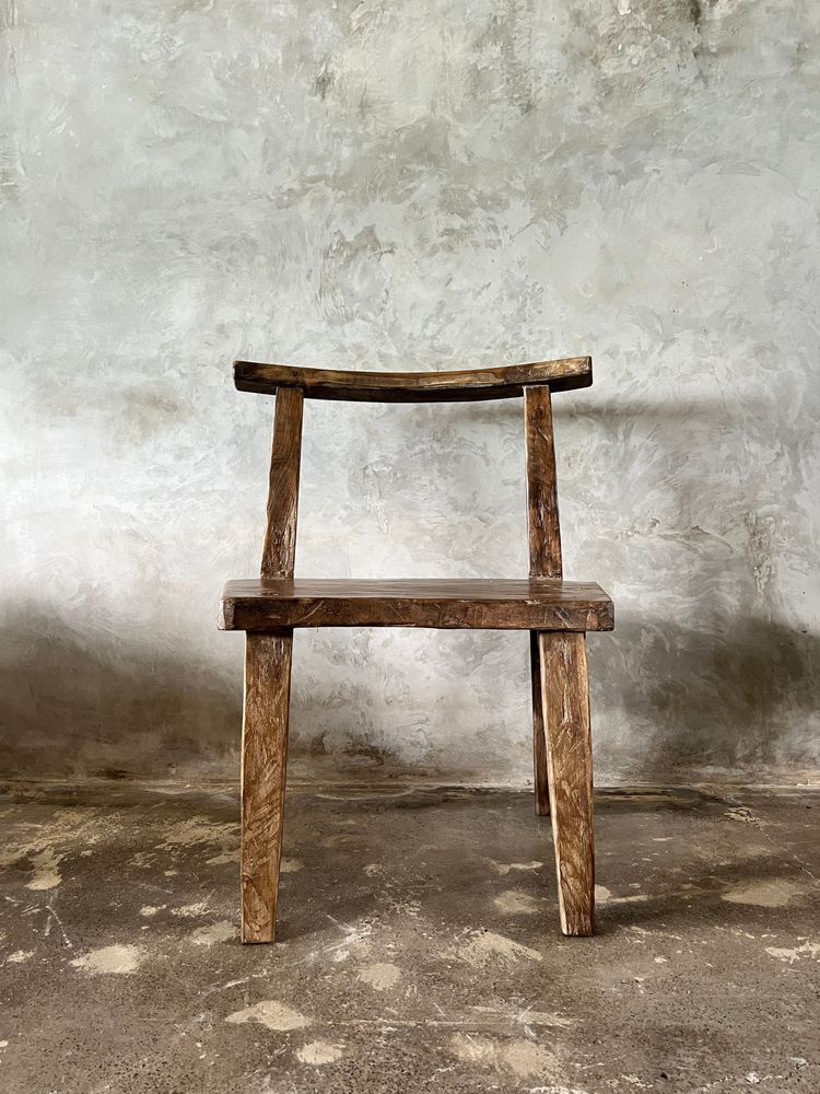 Armchairs - Large old teak chair or armchair H84 L60 - OFFICE OBJETS