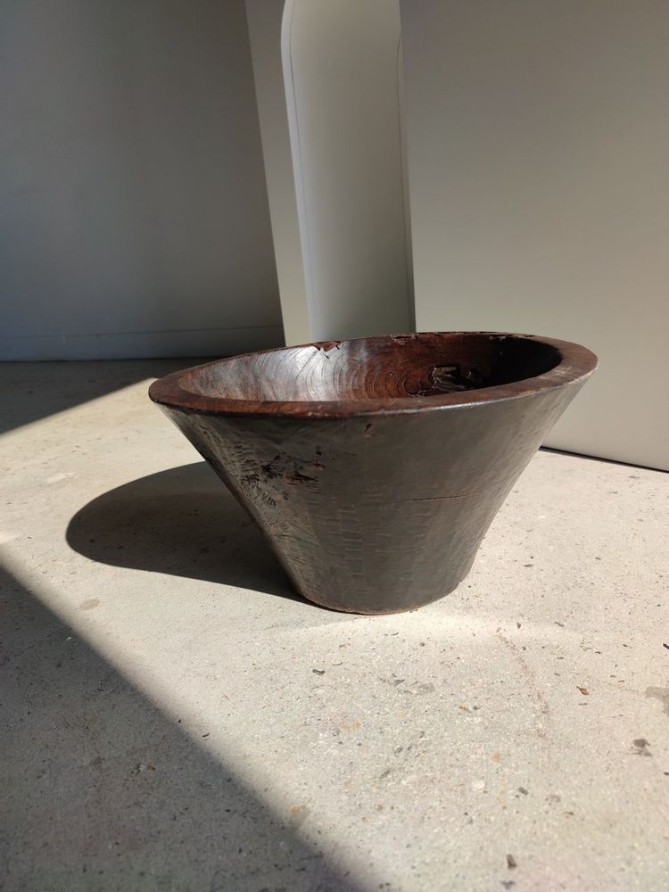 Decorative objects - Large old teak bowl (2) - OFFICE OBJETS