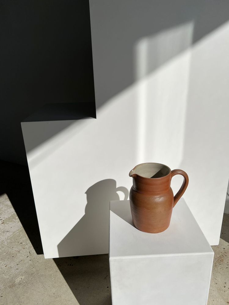 Carafes - Large stoneware pitcher brand Handmade below H: 20cm - OFFICE OBJETS