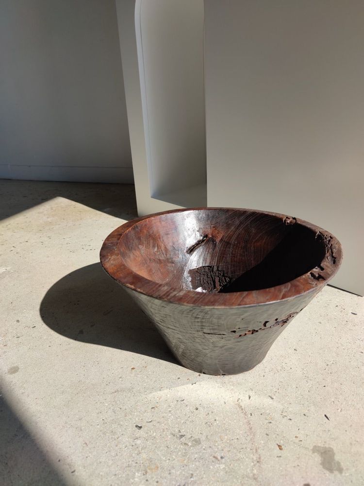 Decorative objects - Large old teak bowl (2) - OFFICE OBJETS