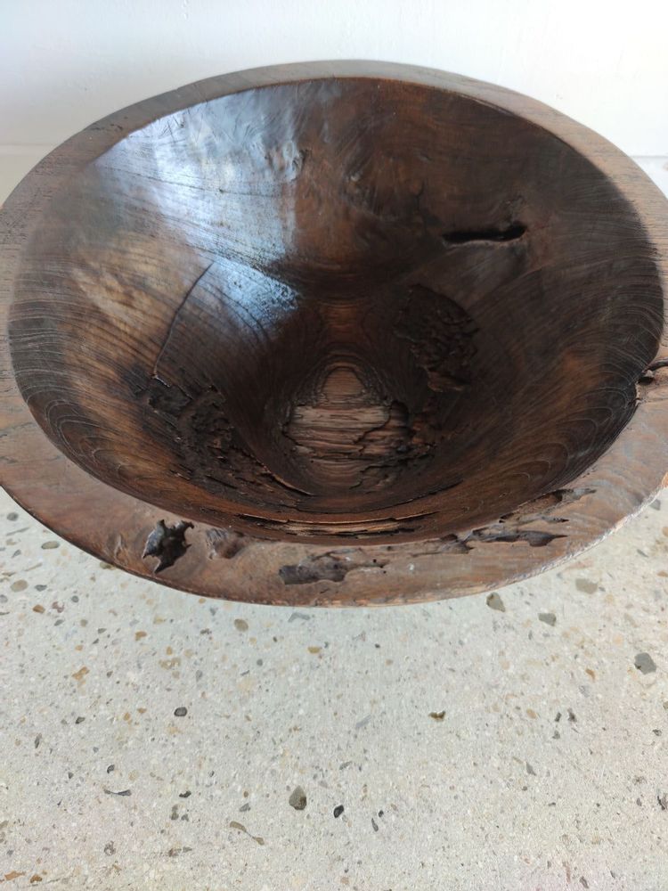 Decorative objects - Large old teak bowl (2) - OFFICE OBJETS