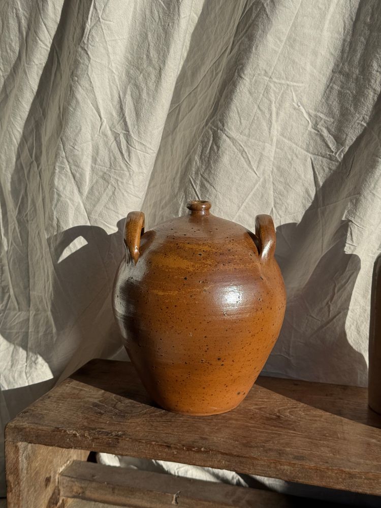 Carafes - Grande jarre ronde en grès - OFFICE OBJETS