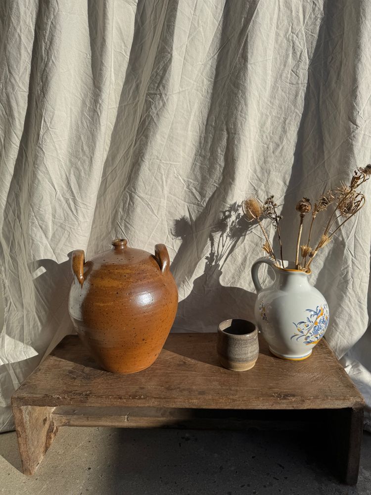 Carafes - Grande jarre ronde en grès - OFFICE OBJETS