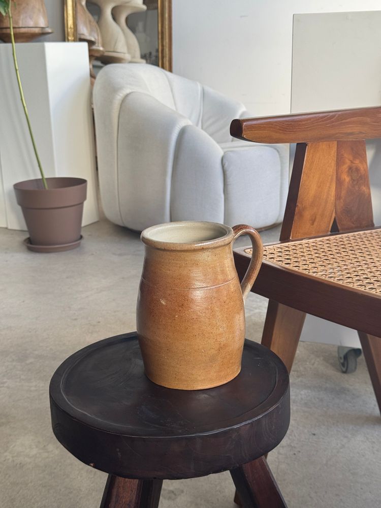 Carafes - Grande carafe en grès à anse H18,5 - OFFICE OBJETS