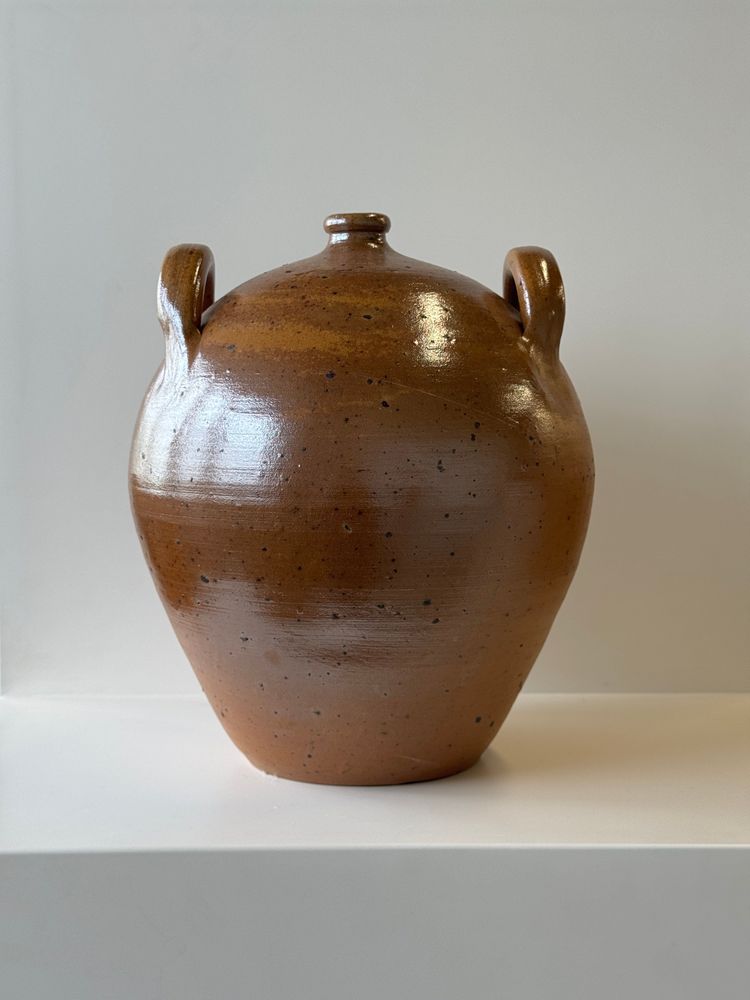 Carafes - Grande jarre ronde en grès - OFFICE OBJETS