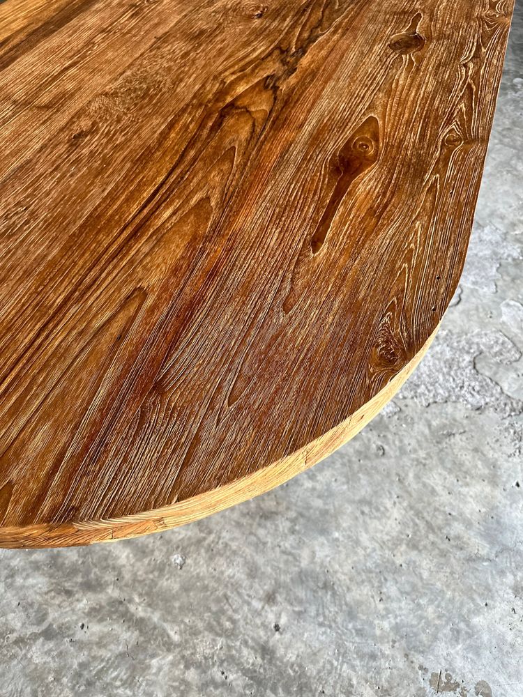 Dining Tables - Huge solid teak table 2m10x1m - OFFICE OBJETS