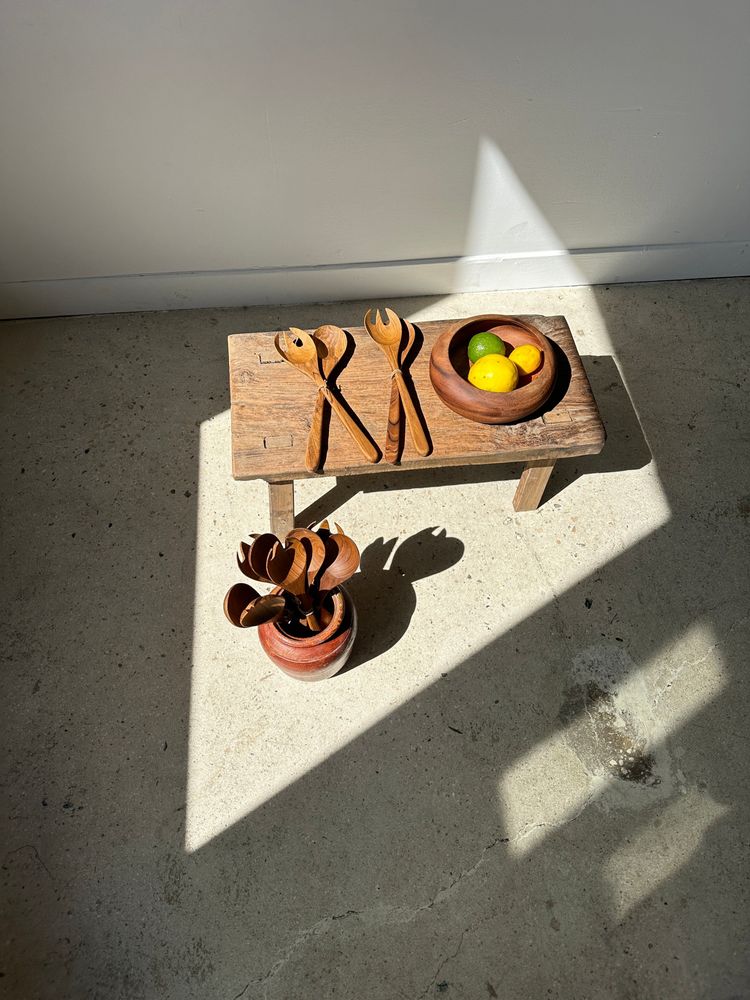 Objets de décoration - Moyen bol ou coupe en teck monoxyle D:25,5 - OFFICE OBJETS