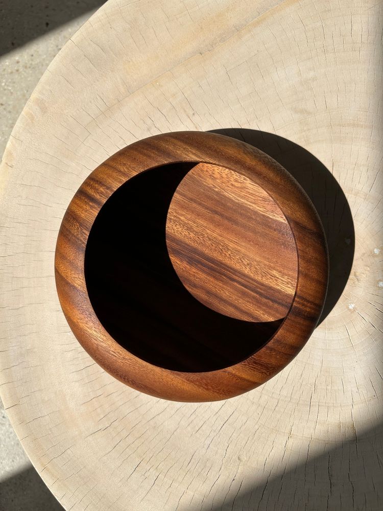 Decorative objects - Small monoxyl teak bowl or cup D:21 - OFFICE OBJETS