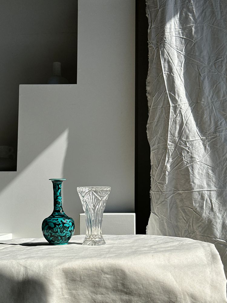 Vases - Small Classic Flared Glass Vase - OFFICE OBJETS