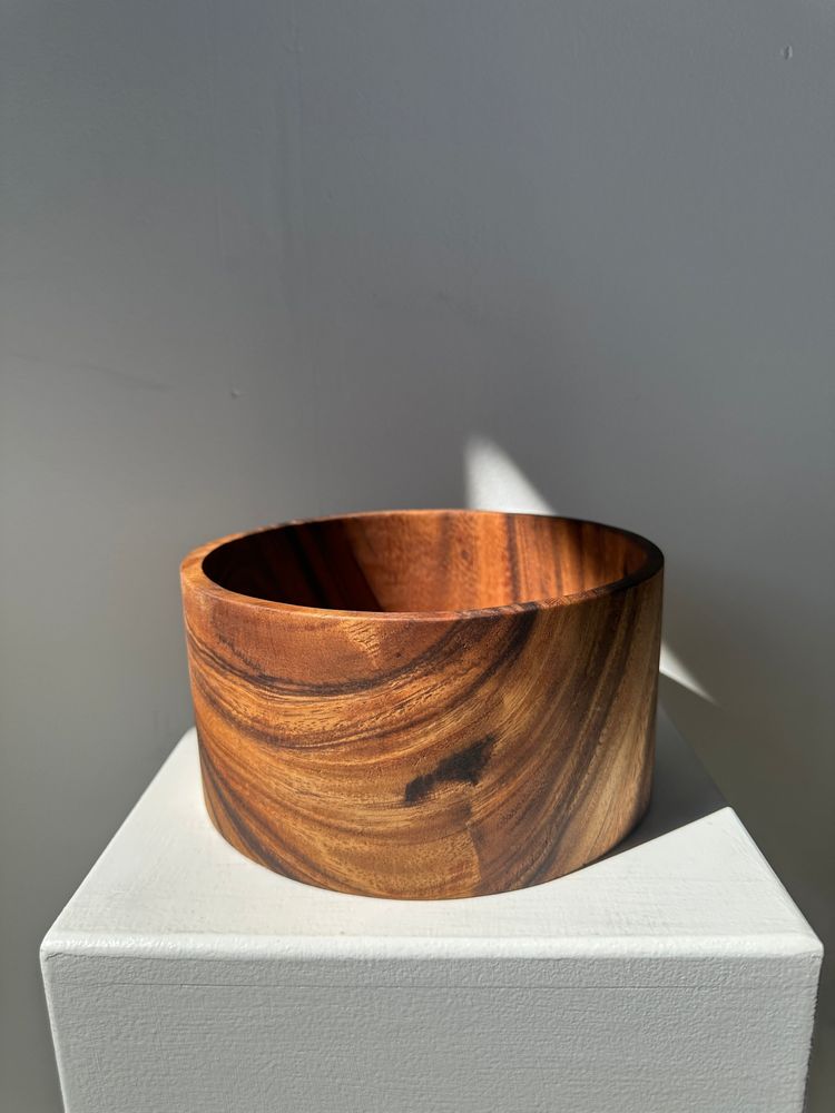 Decorative objects - Small monoxyl teak bowl H:10 D:20.5 - OFFICE OBJETS
