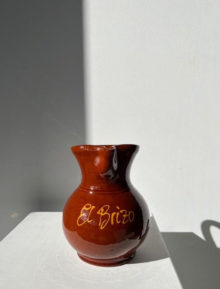 Carafes - Pichet en céramique marron El Brizo H:17cm - OFFICE OBJETS