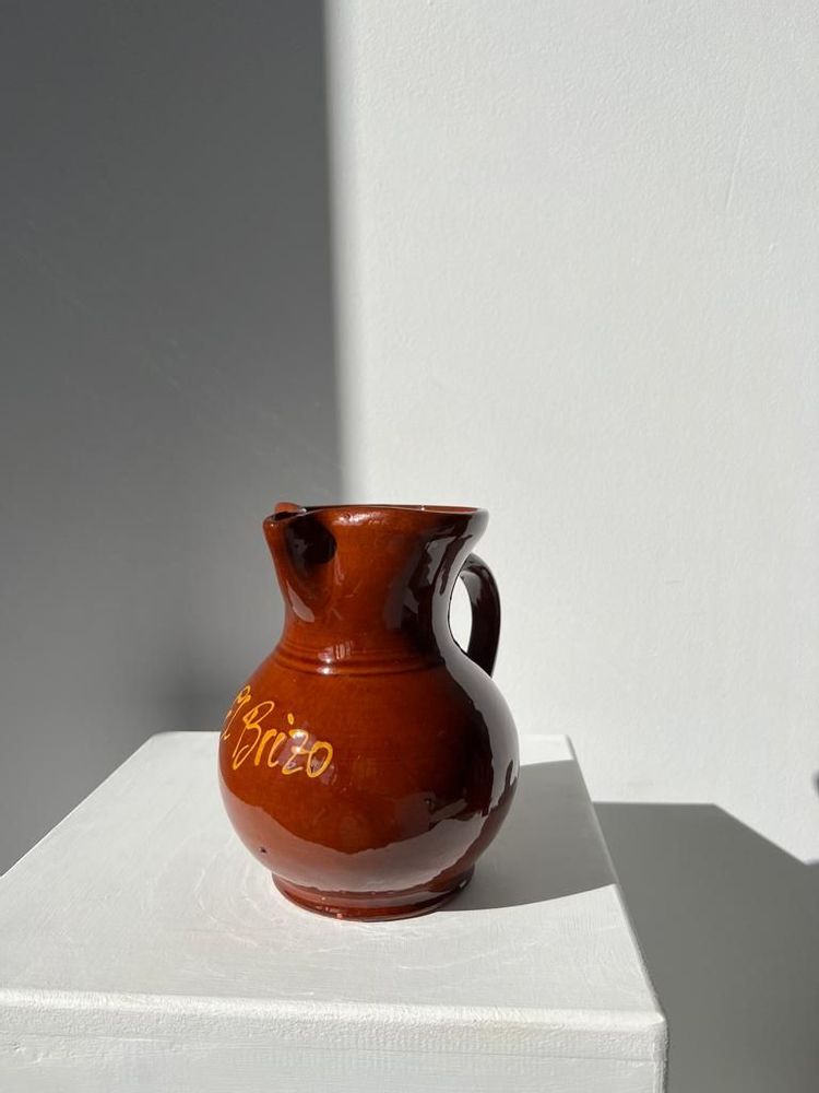Carafes - Pichet en céramique marron El Brizo H:17cm - OFFICE OBJETS