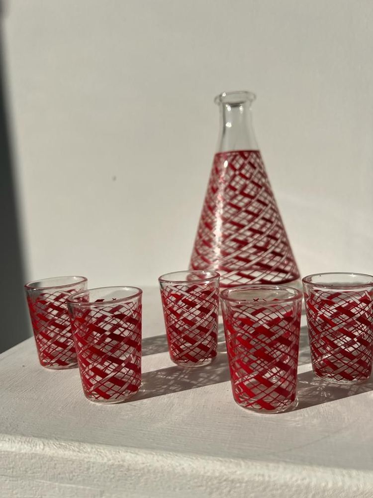 Carafes - Service à liqueur vintage années 50-60 - OFFICE OBJETS