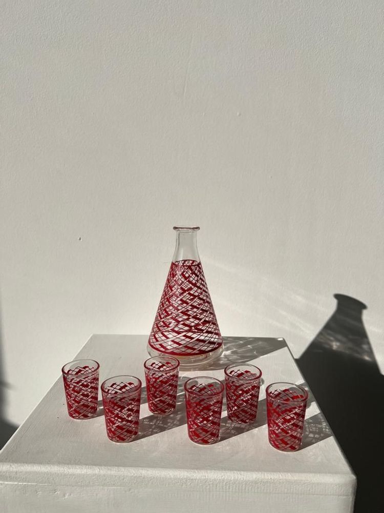 Carafes - Service à liqueur vintage années 50-60 - OFFICE OBJETS