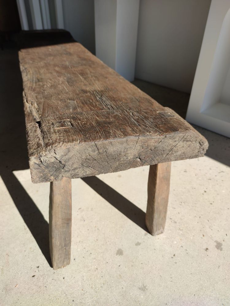 Bancs - Très grand banc en teck ancien H:50cm L:2m06 - OFFICE OBJETS