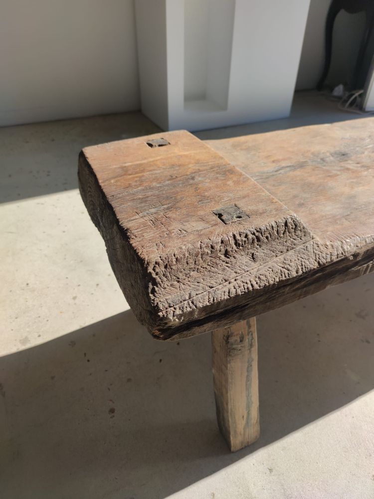 Bancs - Très grand banc en teck ancien H:50cm L:2m06 - OFFICE OBJETS
