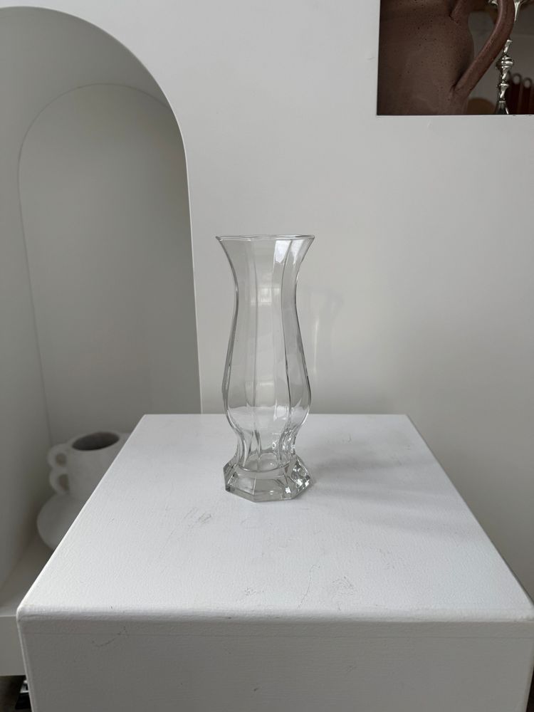 Vases - Vase en verre octogonal vintage moderniste - OFFICE OBJETS