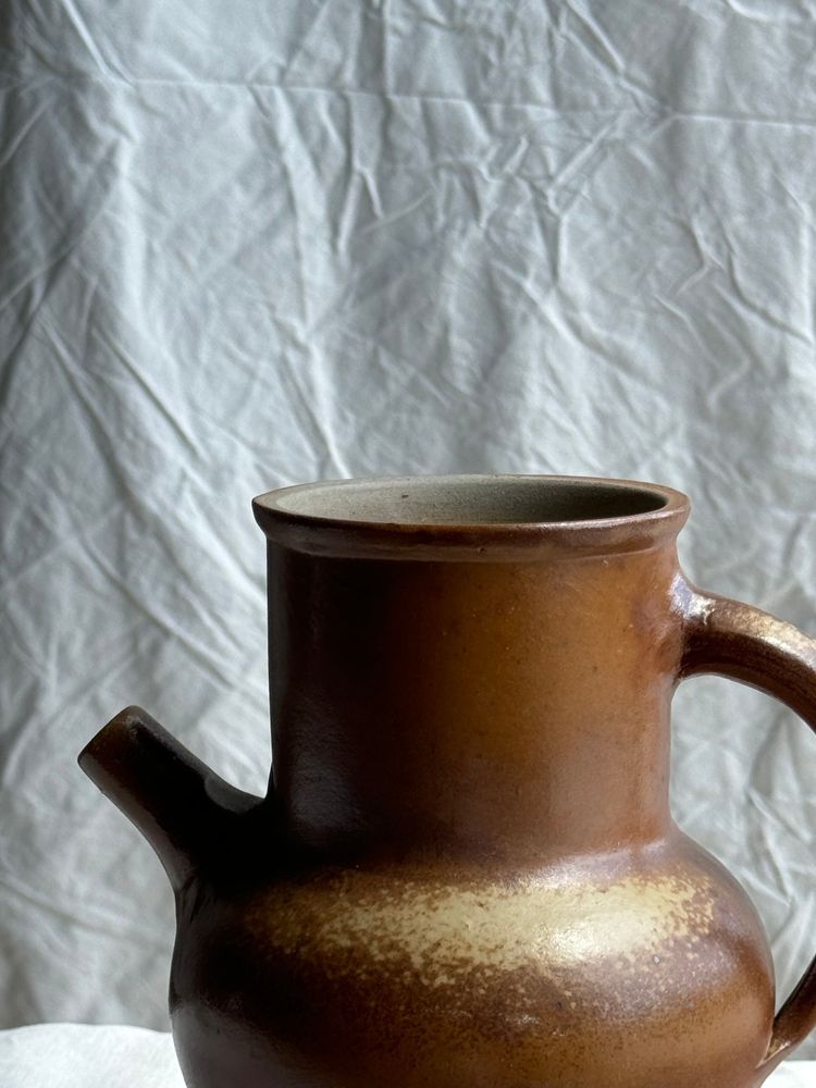 Carafes - Stoneware jug with small spout D10 - OFFICE OBJETS