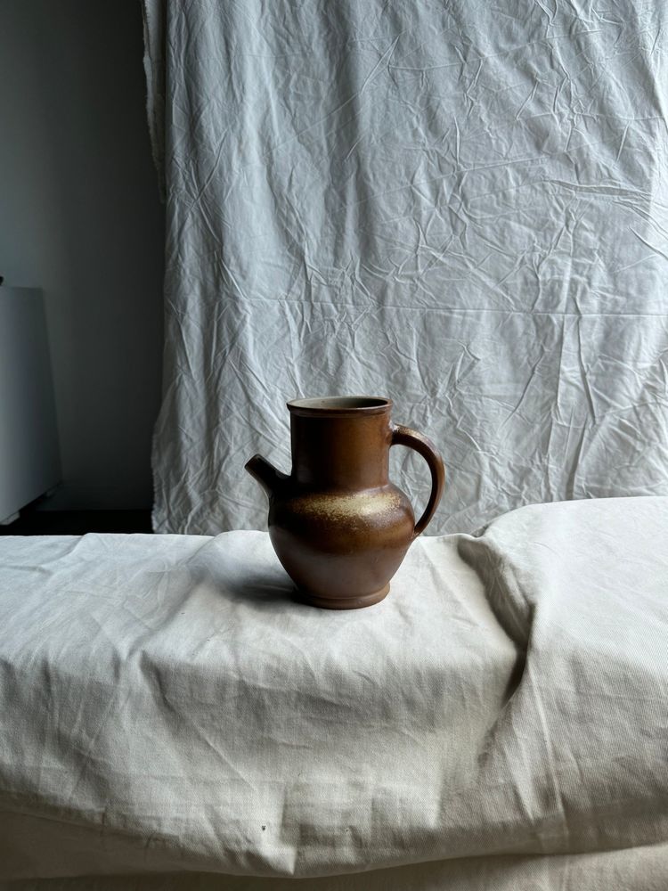 Carafes - Stoneware jug with small spout D10 - OFFICE OBJETS