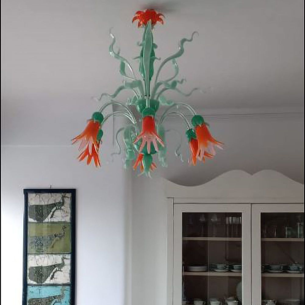 Plafonniers - Murano Glass Chandelier Cleo – Modern Style - BOTTEGA VENEZIANA