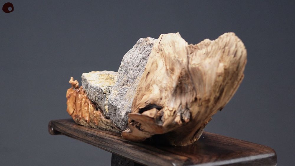 Unique pieces - Wood and stone sculpture - Village - MÙ STUDIO