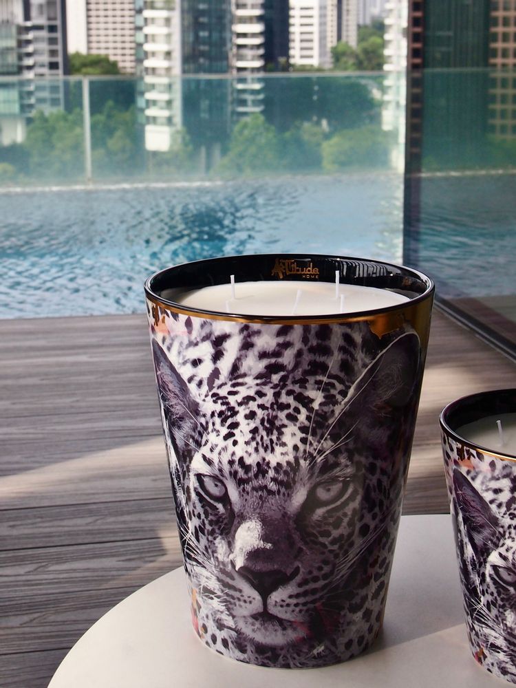 Céramique - SAVANNAH NIGHTS_Bougie 24cm - ARTITUDE HOME