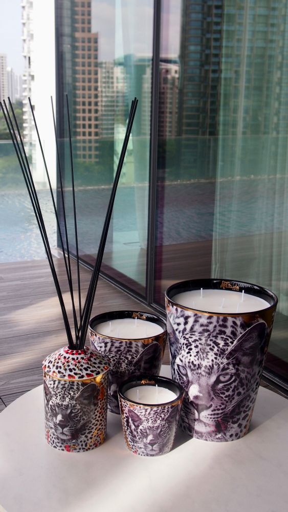 Céramique - SAVANNAH NIGHTS_Bougie 24cm - ARTITUDE HOME