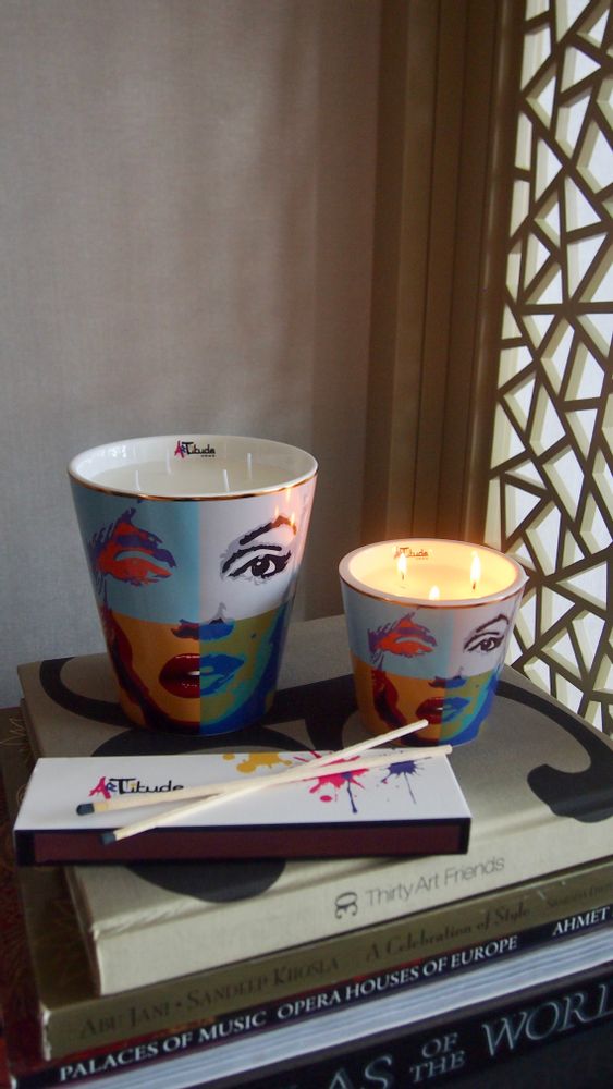 Home fragrances - ARTEPOP_scented candles 10cm - ARTITUDE HOME
