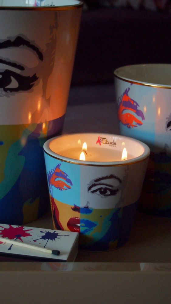Candles - ARTEPOP_scented candles 16cm - ARTITUDE HOME