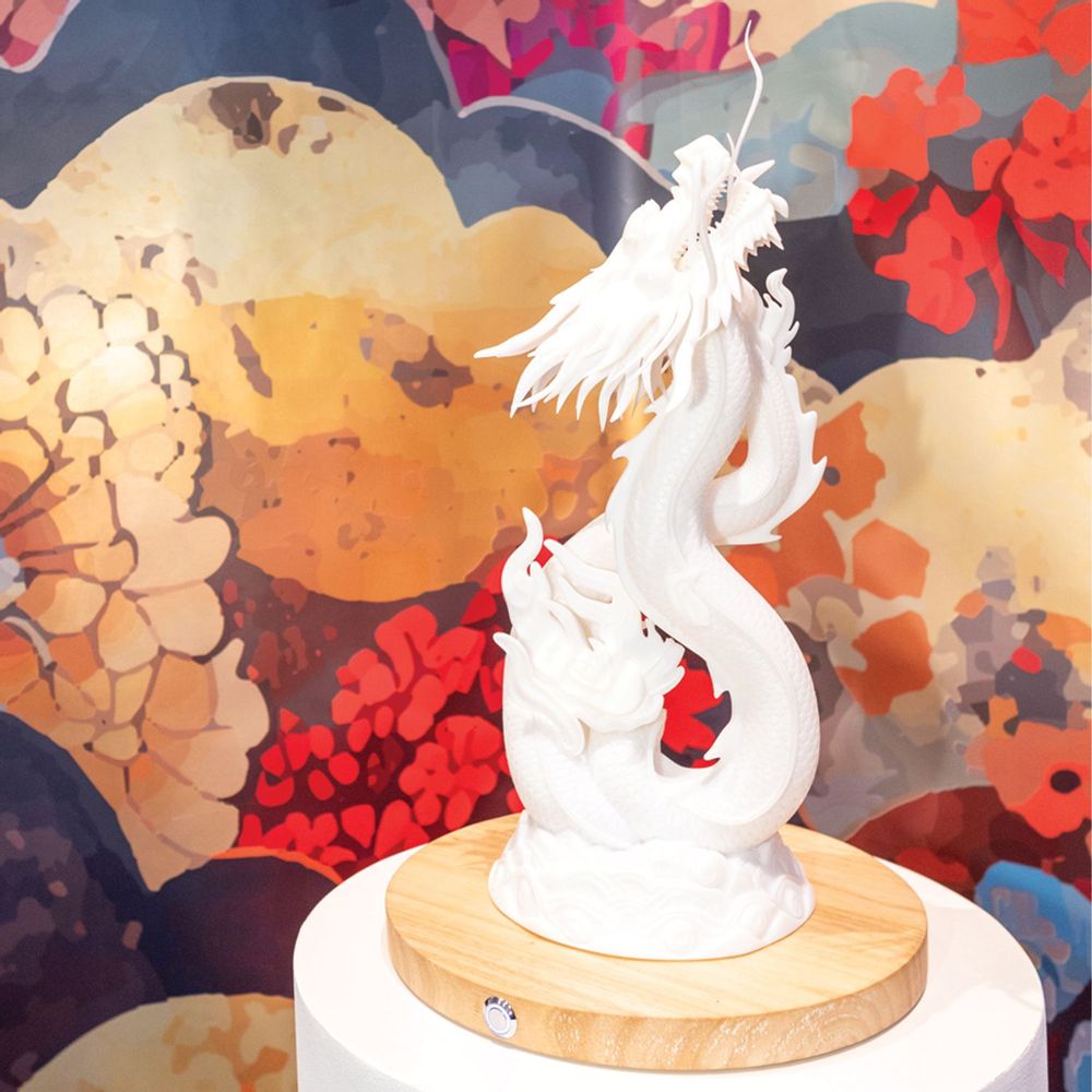 Lampes de bureau - Dragon Lamp with Cloud Waves - HK+FR: FURNITURE FOR WORLD DESIGN