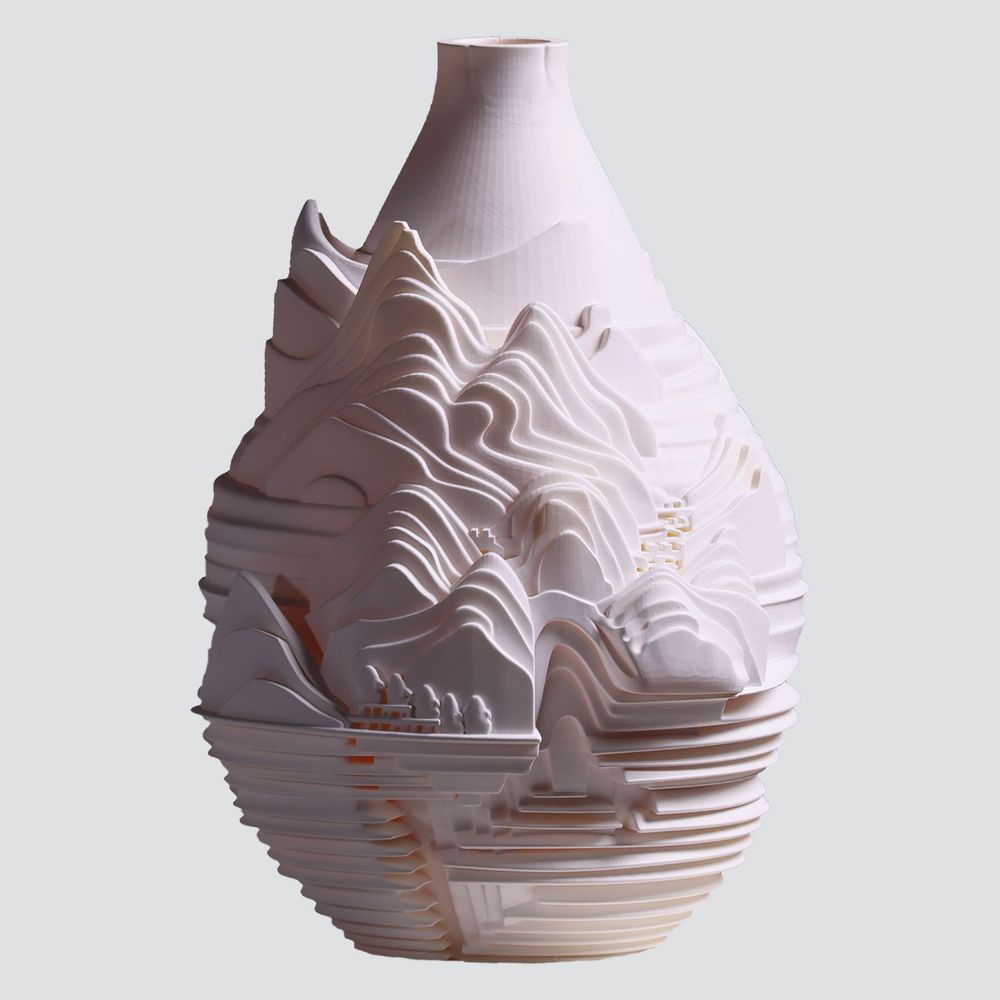 Vases - Ivory Contour Vase - HK+FR: FURNITURE FOR WORLD DESIGN
