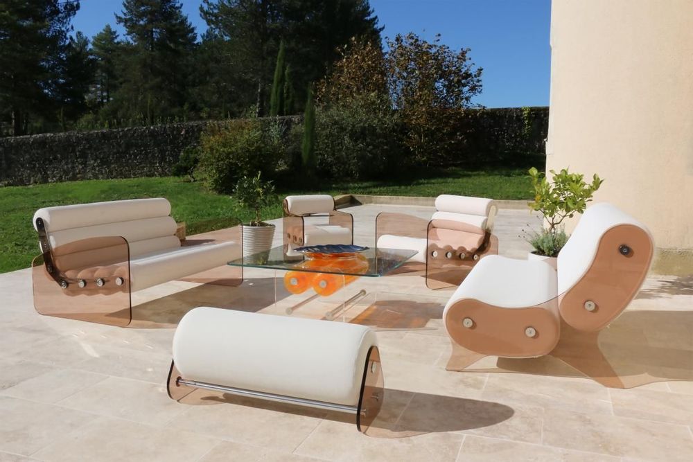 Chaises - Chaise MW04 PMMA-Marchés résidentiel et HORECA - KUUMO DESIGN
