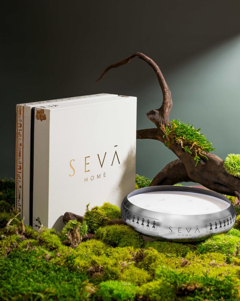 Cadeaux - Bougie Medley - Dil Se (Coconut Dream - Argent) - SEVA HOME