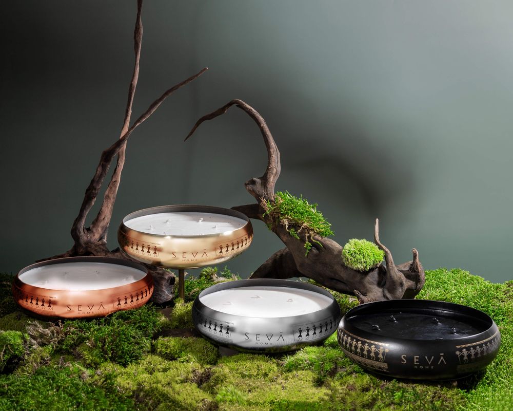 Cadeaux - Bougie Medley - Dil Se (Coconut Dream - Argent) - SEVA HOME