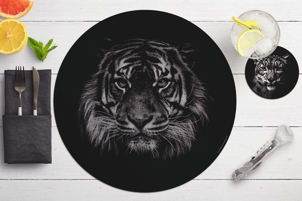 Sets de table - Set de table Tiger - MA CHÉRIE MON AMOUR