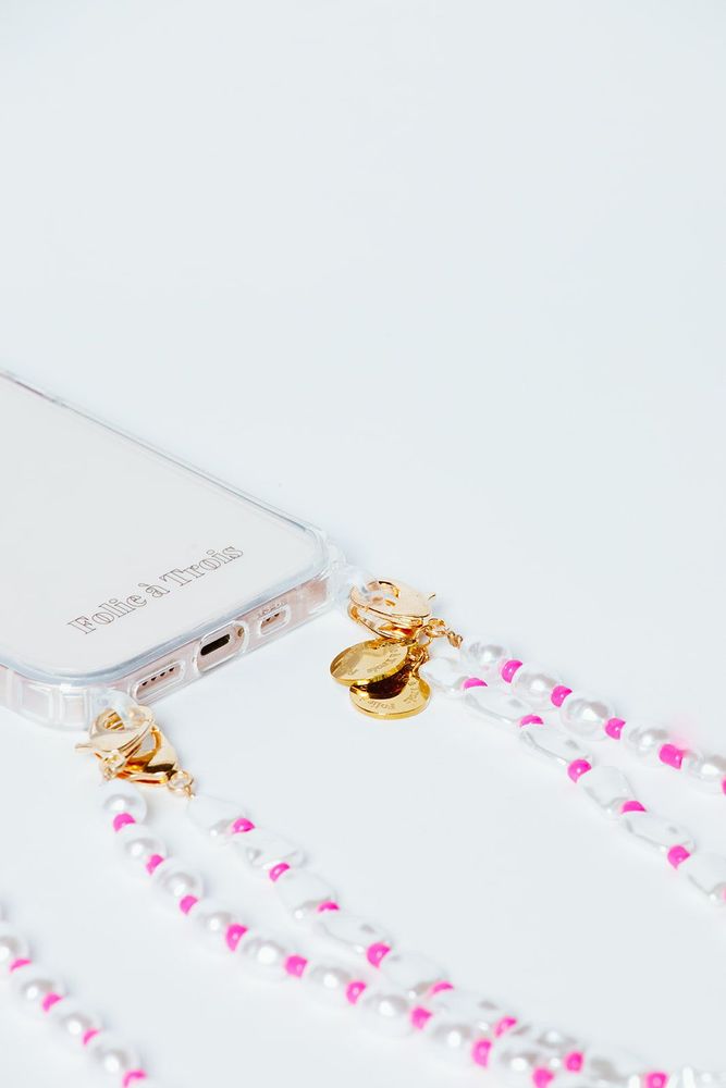 Cadeaux - Posy Pearl Longue SANGLE DE TÉLÉPHONE - FOLIE À TROIS