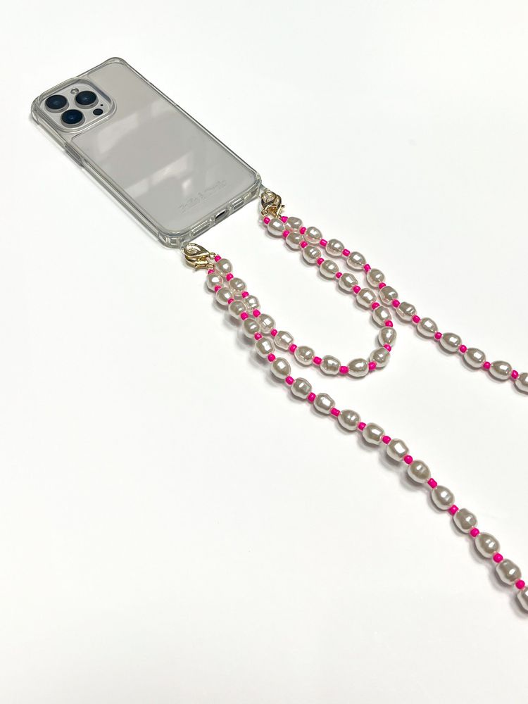 Gifts - Posy Pearl Short PHONE STRAP - FOLIE À TROIS