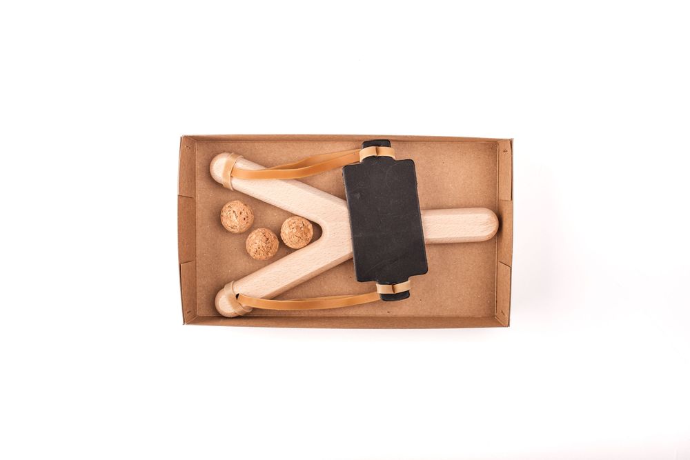 Toys - Wooden Slingshot - MORA-PLAY