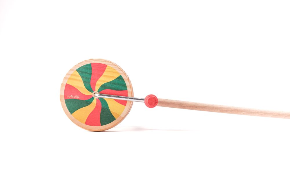 Toys - Wooden wheel push-along - MORA-PLAY