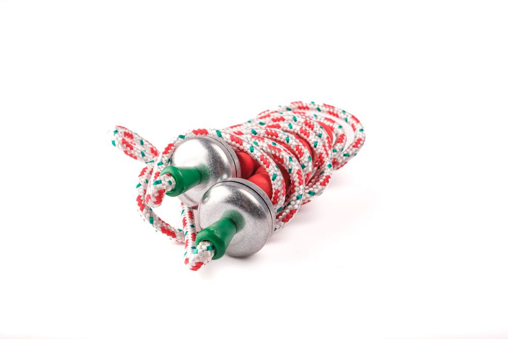 Toys - Double bell jumping rope 2m - MORA-PLAY