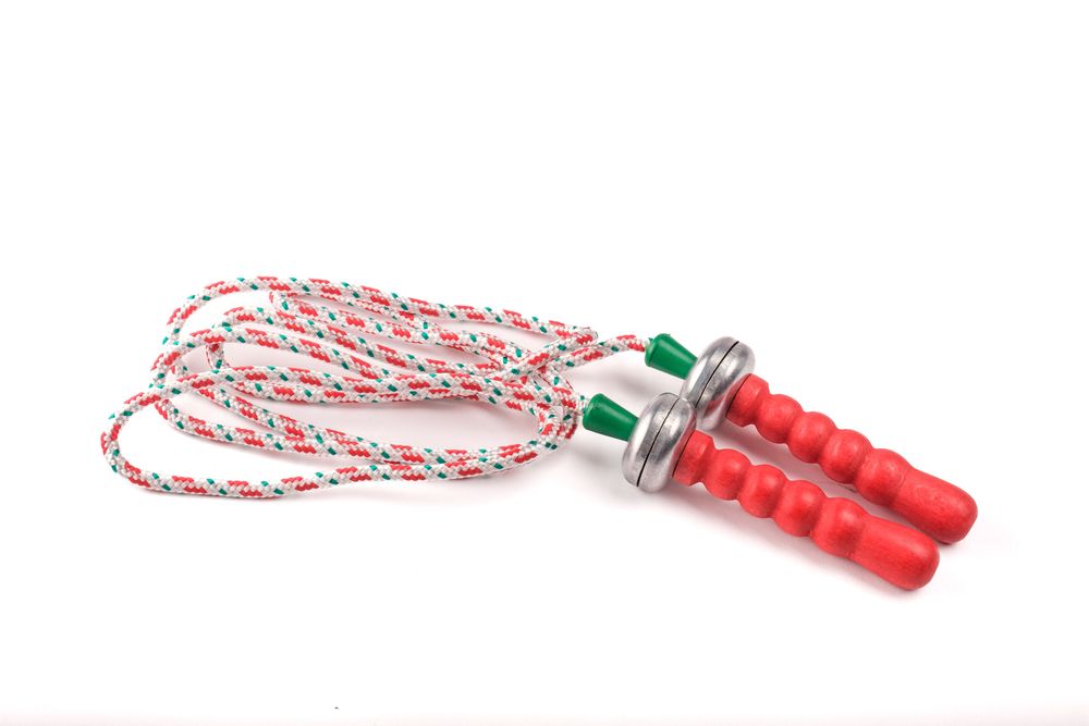 Toys - Double bell jumping rope 2m - MORA-PLAY