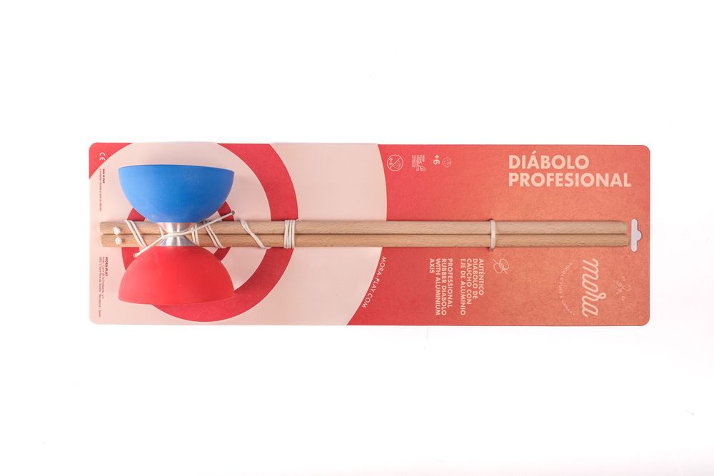 Toys - Diabolo Rubber and Aluminium - MORA-PLAY
