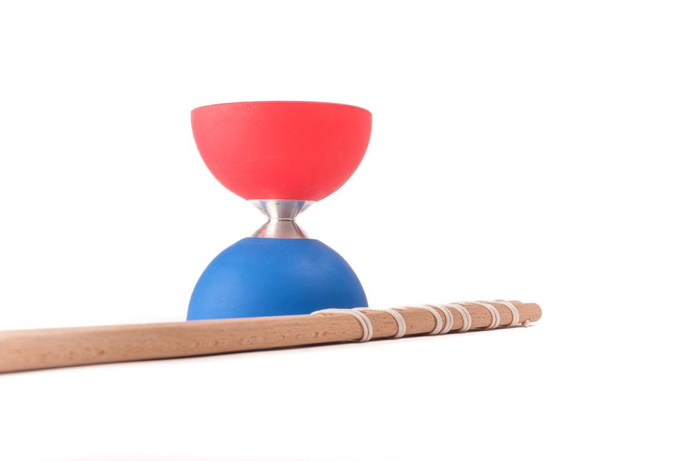 Toys - Diabolo Rubber and Aluminium - MORA-PLAY
