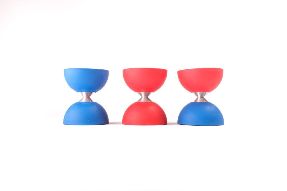 Toys - Diabolo Rubber and Aluminium - MORA-PLAY