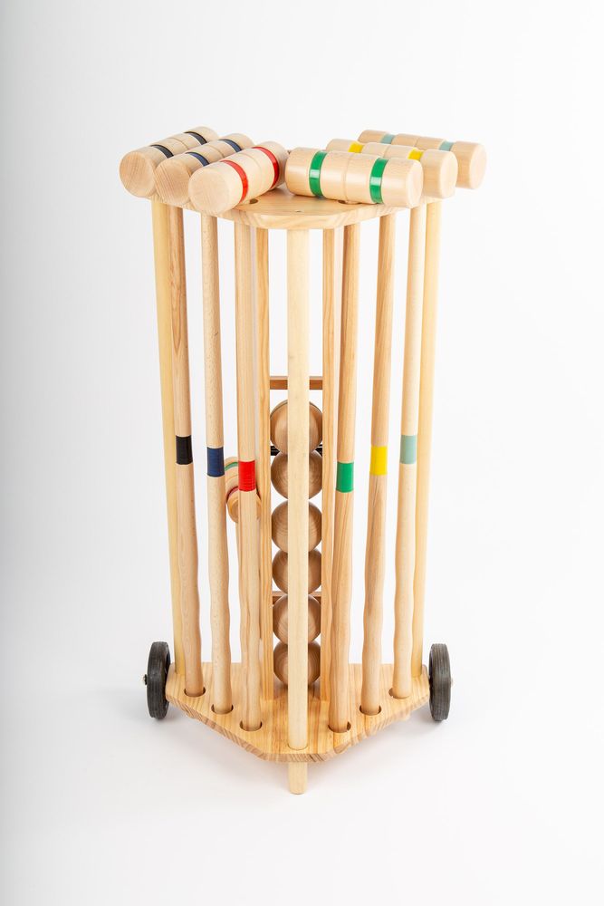 Toys - Professional wooden croquet set - 6 Players - MORA-PLAY