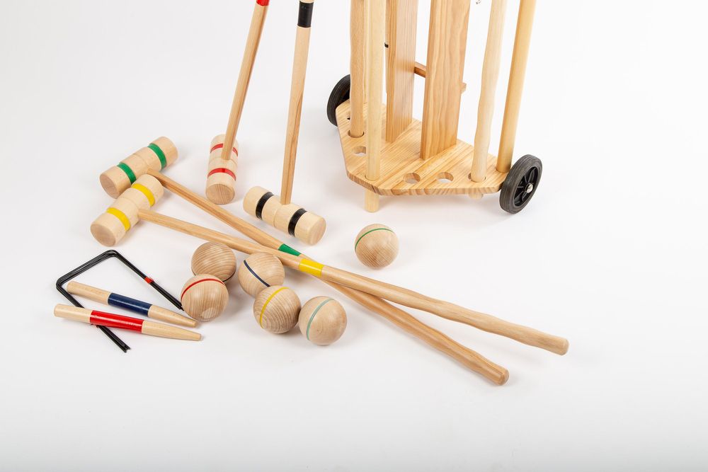 Toys - Professional wooden croquet set - 6 Players - MORA-PLAY
