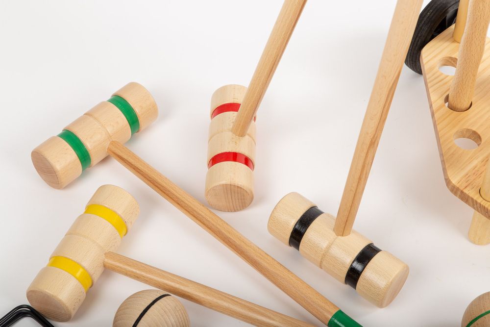 Toys - Professional wooden croquet set - 6 Players - MORA-PLAY