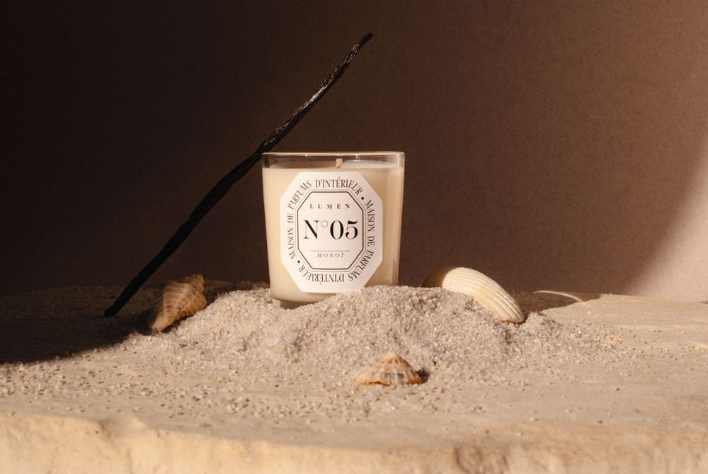 Candles - Scented Candle 180g N°05 - Tropical Monï - LUMEN • MAISON DE PARFUMS D'INTÉRIEUR