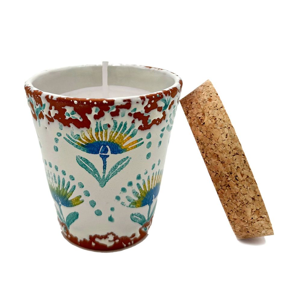 Bougies - bougie parfumée Albizia en céramique taille S - WAX DESIGN - BARCELONA