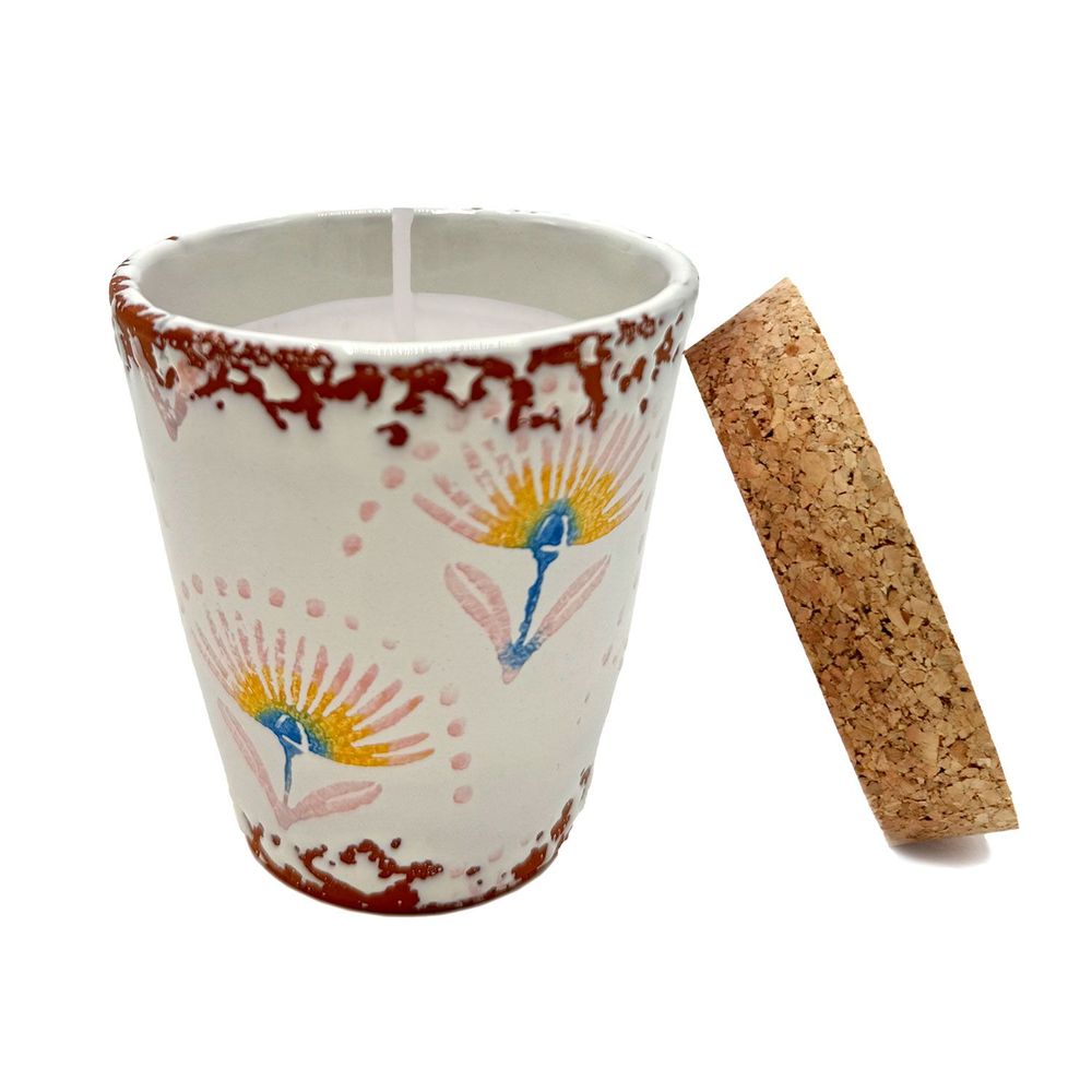 Bougies - bougie parfumée Albizia en céramique taille S - WAX DESIGN - BARCELONA
